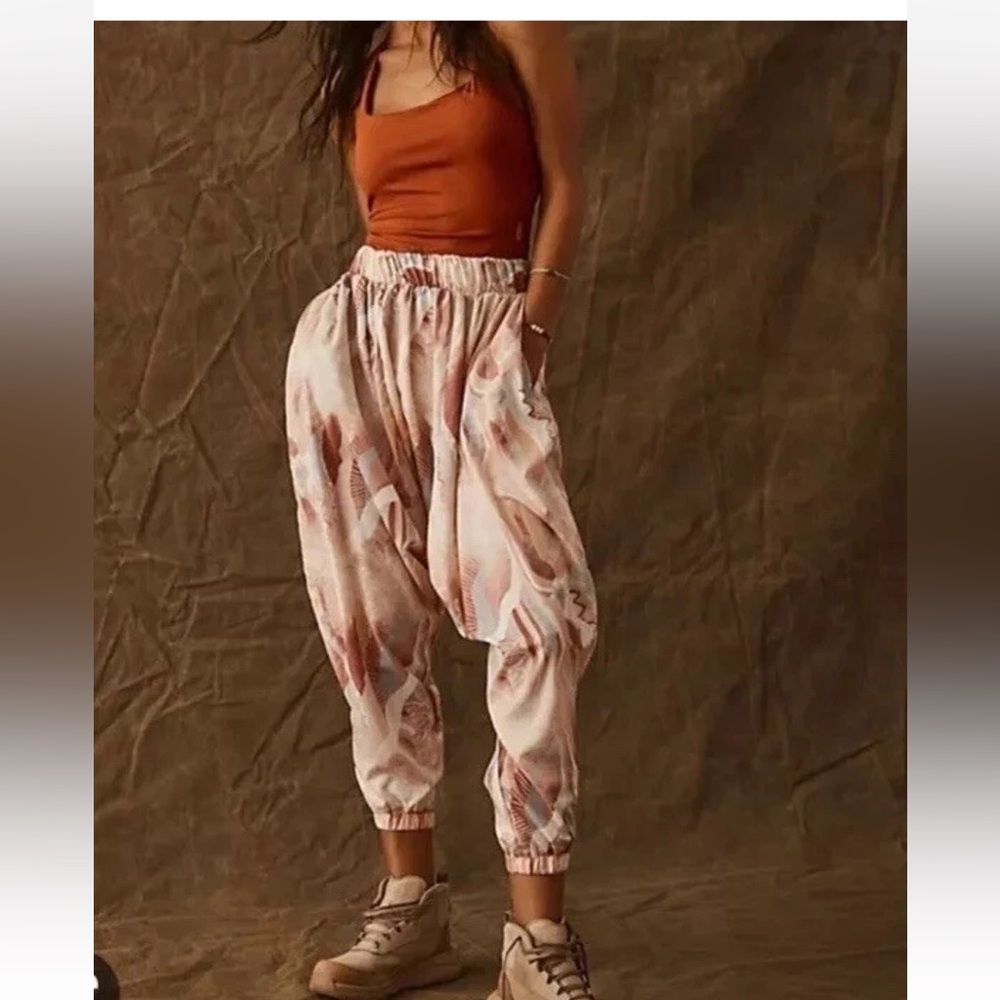 Free People Movement All Strapped One Piece Harem Jumpsuit